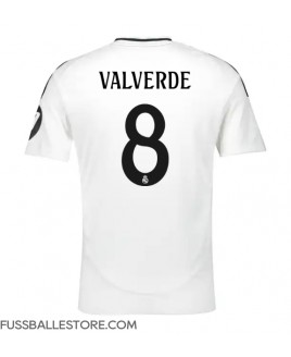 Günstige Real Madrid Federico Valverde #8 Heimtrikot 2024-25 Kurzarm